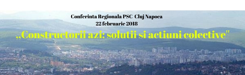 Conferinta Regionala Cluj Napoca22 februarie 18